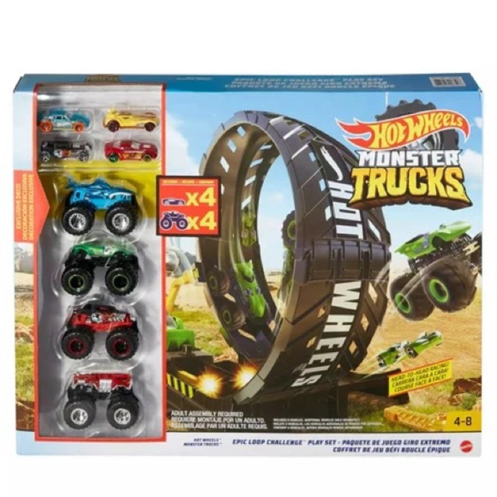 Hot Wheels Monster Trucks Epic Loop Challenge Playset